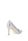 Kate Appleby Morpeth Pointed Toe Court Shoe, Silver