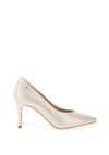 Kate Appleby Morpeth Pointed Toe Court Shoe, Pearl White