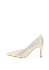 Kate Appleby Morpeth Pointed Toe Court Shoe, Pearl White