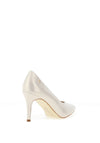 Kate Appleby Morpeth Pointed Toe Court Shoe, Pearl White