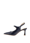 Kate Appleby Parciau Faux Patent Sling Back Heel, Navy