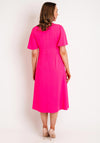 Kate Cooper Mock Wrap Midi Dress, Pink
