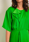 Kate Cooper Frill Detail Angel Hem Midi Dress, Apple