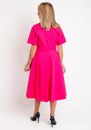 Kate Cooper Tie Detail Midi Shirt Dress, Pink