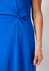 Kate Cooper Gathered Waist Aline Midi Dress, Blue