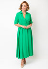 Kate Cooper Wrap Aline Maxi Dress, Green