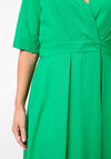 Kate Cooper Wrap Aline Maxi Dress, Green