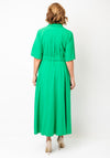 Kate Cooper Wrap Aline Maxi Dress, Green