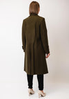 Kate Cooper Wool Blend Classic Coat, Green