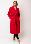 Kate Cooper Belted Classic Coat, Red