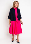 Kate Cooper Flared Cuff Sleeve Open Jacket, Navy