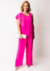 Kate Cooper Draped Wide Leg Jumpsuit, Pink