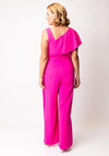 Kate Cooper Draped Wide Leg Jumpsuit, Pink