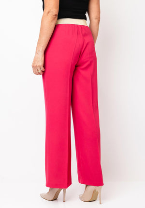 Kate Cooper Straight Leg Trousers, Pink