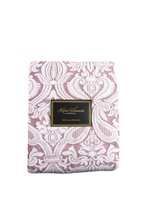 Katie Hannah by Mc Elhinneys Bella Bedspread, Grape