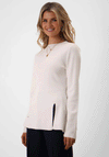 Kate & Pippa Margot Aline Rib Stretch Top, White