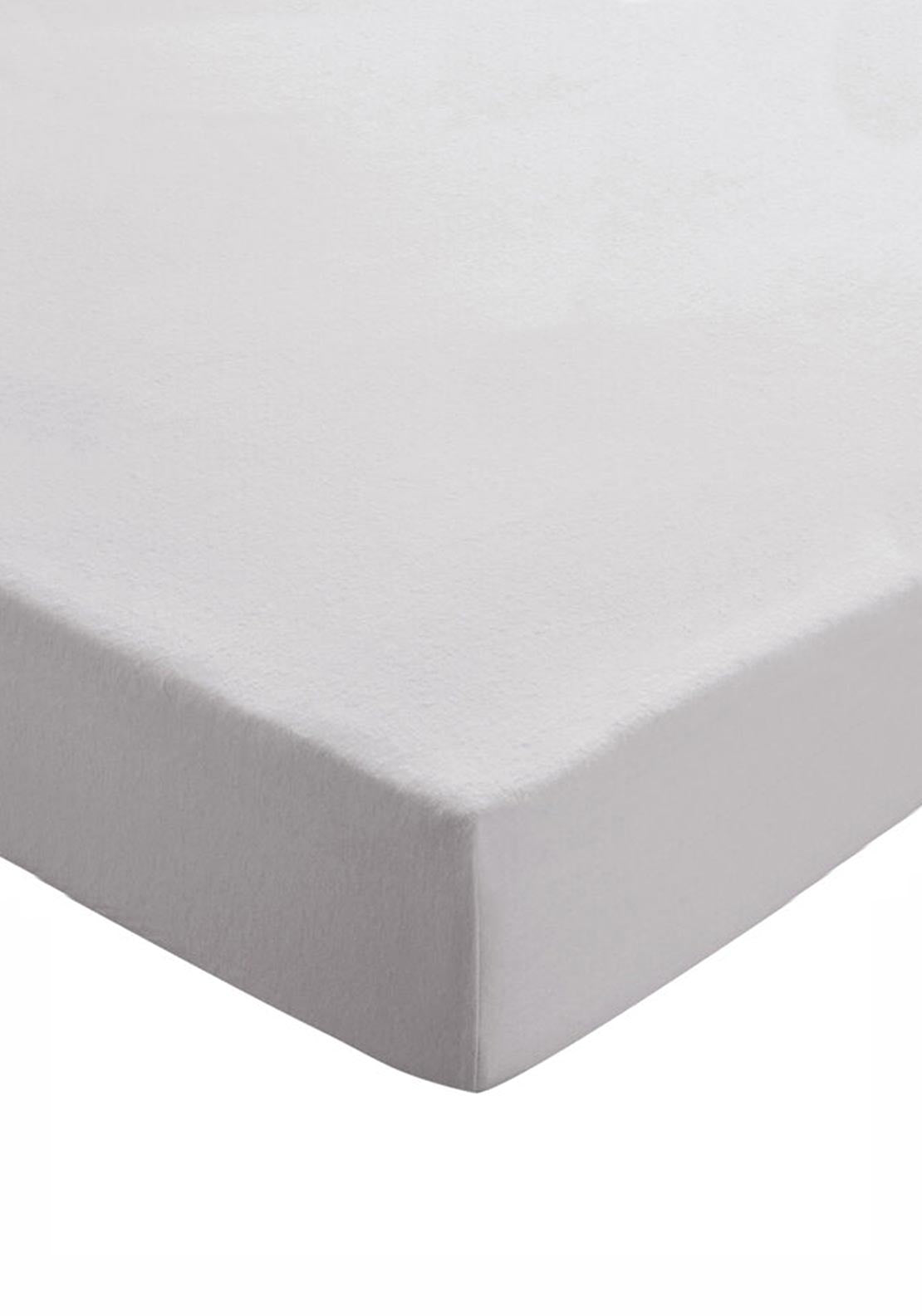 Katie Hannah By McElhinneys Brushed Cotton Fitted Sheet, Silver