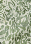 Katie Loxton Animal Print Scarf, Off White & Olive