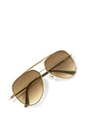 Katie Loxton Bali Sunglasses, Gold Metal