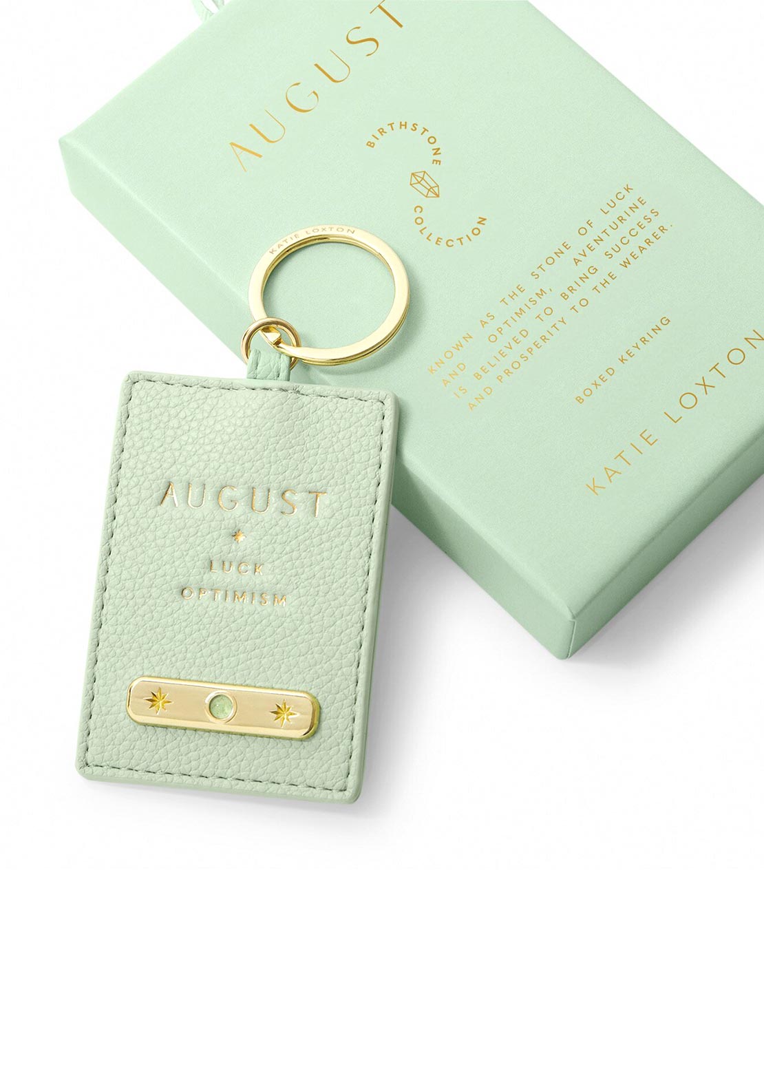 Katie Loxton Birthstone Keyring, August