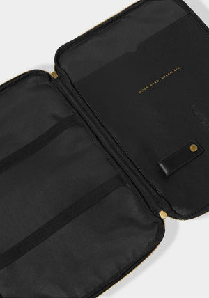 Katie Loxton Folio Laptop Case, Black