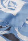 Katie Loxton Blossom Printed Scarf, Cornflower Blue