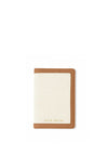 Katie Loxton Capri Canvas Passport Holder, Off White & Tan