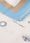 Katie Loxton Celestial Printed Scarf, Off White