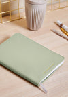 Katie Loxton Ideas Dreams Mindset Notebook, Sage Green