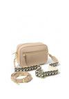 Katie Loxton Hallie Double Strap Crossbody Bag, Light Taupe