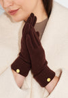 Katie Loxton Knitted Glove, Cacao