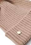 Katie Loxton Knitted Hat, Soft Tan