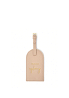 Katie Loxton Forever Exploring Luggage Tag, Soft Tan