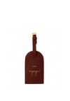 Katie Loxton Bon Voyage Luggage Tag, Cacao