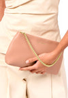 Katie Loxton Margot Clutch Bag, Peony Blush