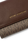 Katie Loxton Mini Signature Wallet, Chocolate
