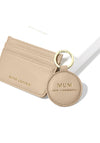 Katie Loxton Mum Keyring & Card Holder Set, Light Taupe