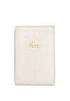 Katie Loxton Mrs Passport Cover, Pearlescent White