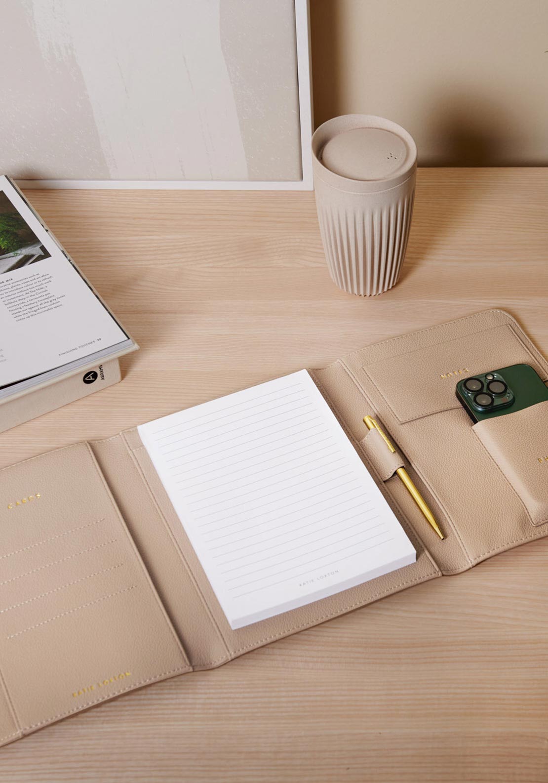 Katie Loxton Plan Focus Create Personal Planner, Light Taupe