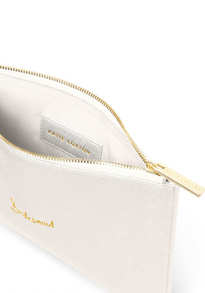 Katie Loxton Bridesmaid Perfect Pouch, Silver