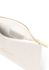 Katie Loxton Maid Of Honour Perfect Pouch, Silver