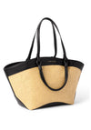 Katie Loxton Riviera Raffia Tote Bag, Natural & Black