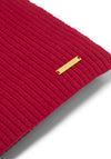Katie Loxton Ribbed Knit Scarf, Red