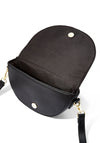 Katie Loxton Cleo Mini Saddle Bag, Black
