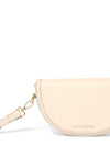 Katie Loxton Cleo Mini Saddle Bag, Eggshell