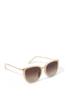 Katie Loxton Sardinia Sunglasses, Nude