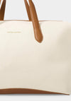 Katie Loxton Siena Canvas Cabin Bag, Cognac