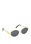 Katie Loxton Siena Sunglasses, Matte Gold