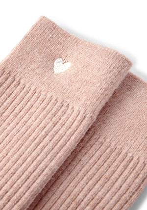 Katie Loxton Snug Socks Gift Set, Blush Pink