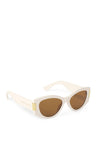 Katie Loxton Rimini Sunglasses, Off White